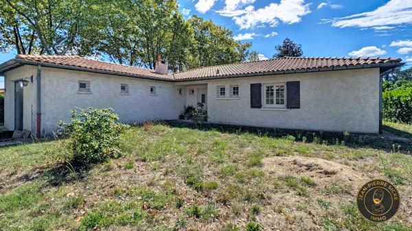 Cintegabelle - au coeur du village, maison de plain-pied 119,70 m², 4 chambres, terrain 2 354 m²