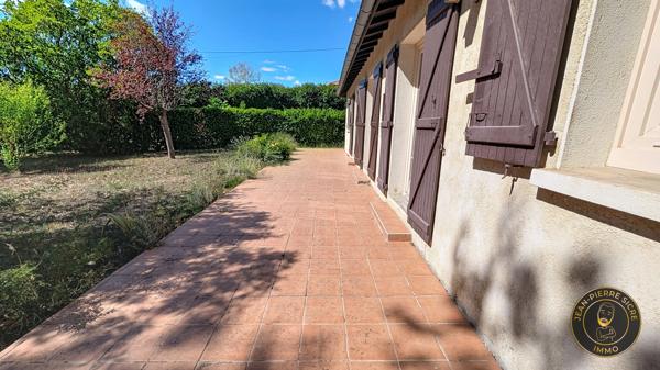 Cintegabelle - au coeur du village, maison de plain-pied 119,70 m², 4 chambres, terrain 2 354 m²