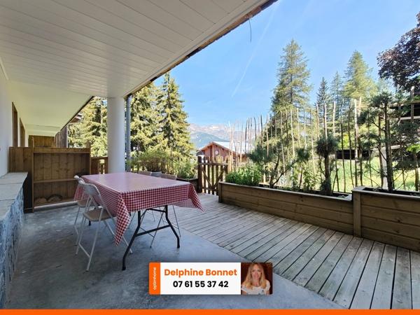 Valfréjus, bel appartement 2P de 32.49 m2 avec terrasse de 22 m2