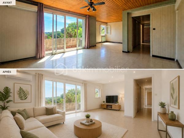 Dans le secteur résidentiel Route de Sauve - Valdegour, découvrez cette maison individuelle R+1 de 86 m² habitables, implantée sur une jolie parcelle arborée de 860 m².

À l'étage, l'habitation se compose d'un salon-séjour lumineux exposé Sud-Ouest, d'une cuisine indépendante, de 4 chambres, d'une salle de bains et d'un WC séparé.
Le rez-de-chaussée offre un véritable atout avec un garage ainsi que des pièces aménagées d'une superficie totale de plus de 40 m². Cet espace d'une hauteur sous plafond entre de 2 m à 2.15 m pourra facilement répondre à vos besoins : bureau, salle de jeux, salle de sport, spa, atelier ou espace de réception.
Côté confort, la maison bénéficie de la climatisation réversible, de menuiseries PVC double vitrage, de volets roulants électriques et d'une toiture isolée.

À l’extérieur, vous découvrirez un jardin verdoyant, agrémenté de grands arbres matures qui préservent l’intimité de la propriété en la protégeant de tout vis-à-vis. Au fond du terrain se cache un espace intimiste et préservé, surnommé « le Nid d'Amour ». Le terrain, entièrement situé en zone urbaine, permet également d'envisager différents projets tels qu'une piscine, une extension ou une dépendance.   
Stationnement de plusieurs véhicules sur la parcelle.

La façade principale, réalisée en authentique pierre du Pont du Gard, confère à la propriété un cachet rare et intemporel. 

Travaux de rafraîchissement importants à prévoir, notamment la mise en conformité de l'installation électrique, la modernisation de la cuisine ainsi que de la salle de bain.

Taxe foncière : 1 502 €/an

Propriété proche des transports, écoles et commerces, pleine de potentiels,
Une belle opportunité pour les familles à la recherche d'espace, de verdure et d'un bien à personnaliser selon leurs envies.

À visiter sans tarder !