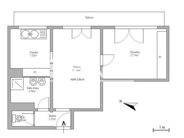 Location Appartement 2 pièces 43.02 m² - 13 AVENUE DU MARECHAL FOCH Bagneux 92220