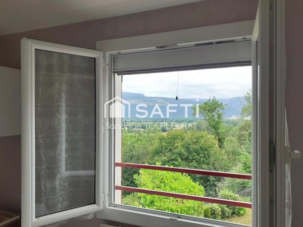 Maison 95 m2, 3 chambres avec garage et jardin