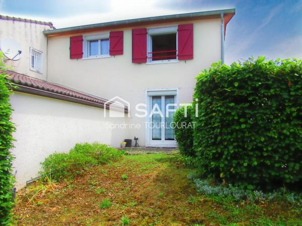 Maison 95 m2, 3 chambres avec garage et jardin