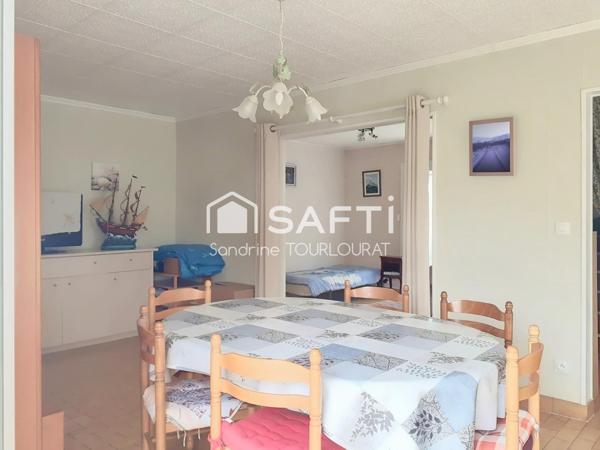 Maison 95 m2, 3 chambres avec garage et jardin