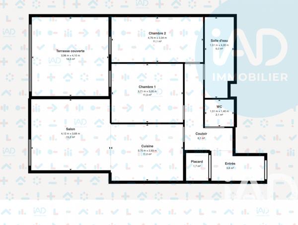 Appartement à vendre 3 pièces 68 m² Cavaillon