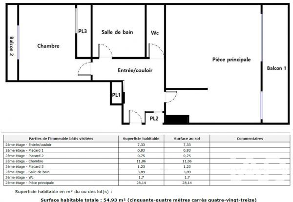 Appartement à vendre 2 pièces 55 m² Livry-Gargan