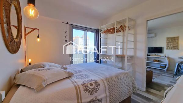 Port d'Hyères, appartement 2 Pièces, avec balcon vue mer