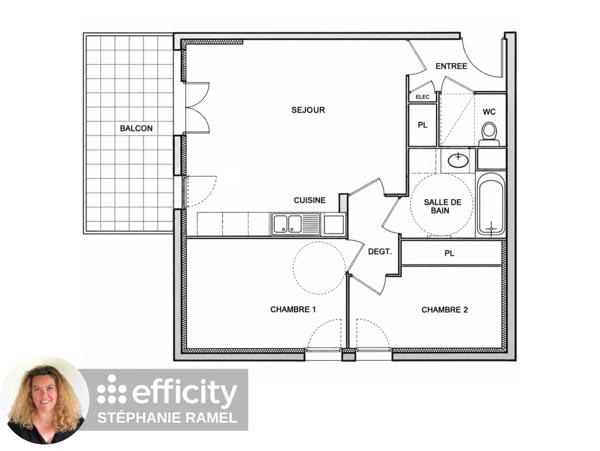 Appartement
         3 pièces
        - 58 m² Exclusivité 230 000 € *