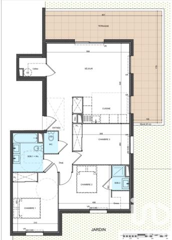 Appartement à vendre 4 pièces 82 m² Grasse