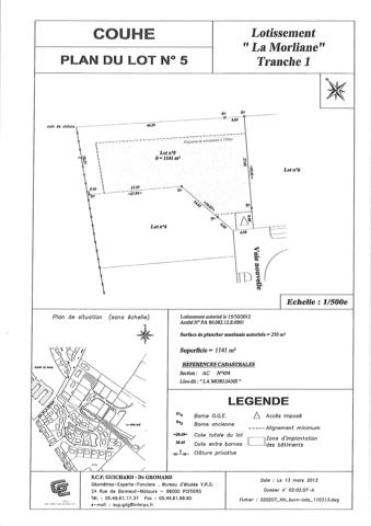Vente Terrain , Couhé - Valence-en-Poitou