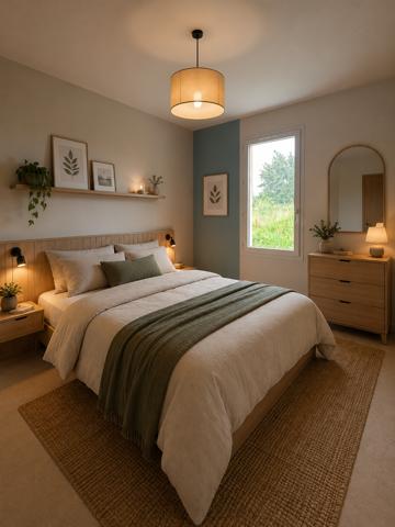 Maison neuve de plain-pied – Prête à personnaliser – 600 m² de terrain