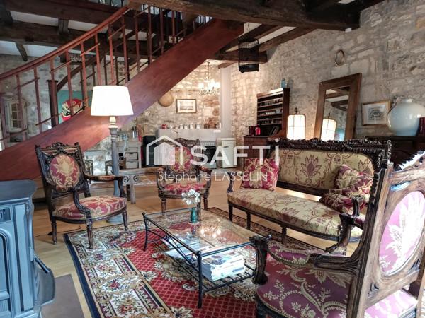 Magnifique maison de maitre en Pierre avec gite et local commercial