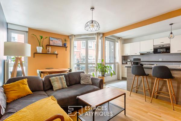 Appartement T3 rénové à deux pas du 6ème