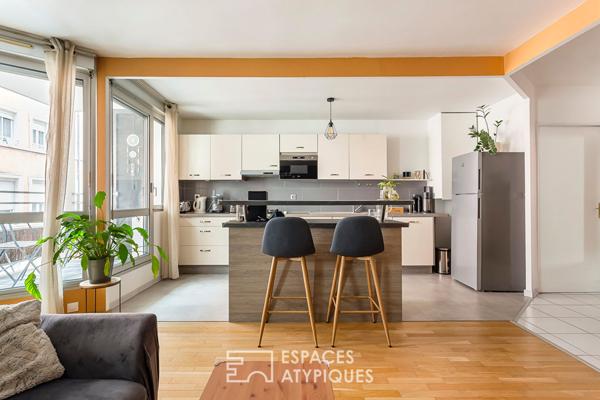 Appartement T3 rénové à deux pas du 6ème