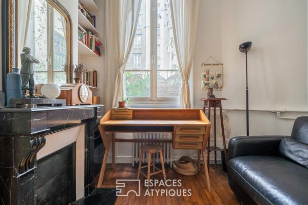 Appartement et local avec cour privative