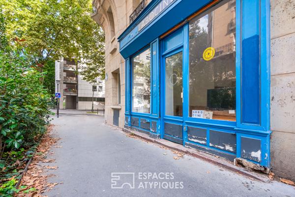 Appartement et local avec cour privative