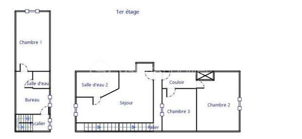 Immeuble mixte de 251 m²