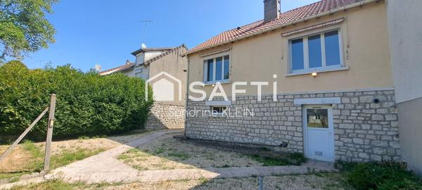 Maison, 3 pièces avec sous sol total et jardin