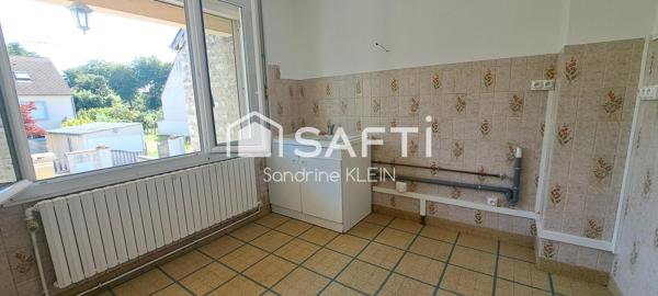 Maison, 3 pièces avec sous sol total et jardin