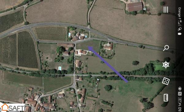 Terrain constructible de 2965 m2