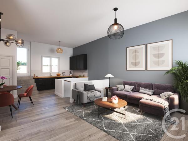 Appartement à vendre  4 pièces - 102,52 m2 ST LAURENT D AGNY - 69