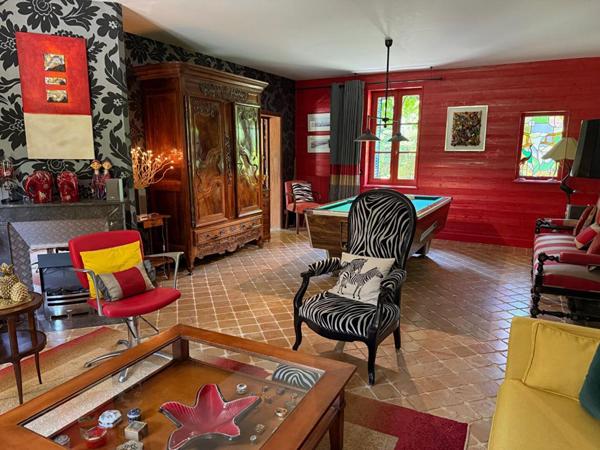 longère  authentique de prestige avec parc crée par un maitre artisan paysagé Saint Marcel 8 pièce(s) 278 m2