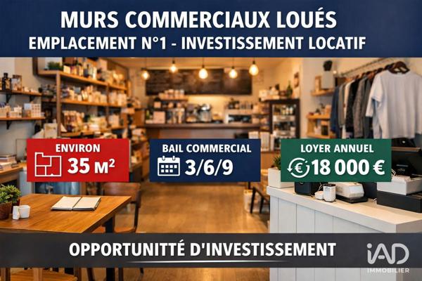 Murs commerciaux  à vendre 35 m² La Flotte
