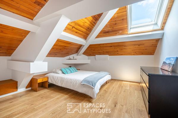 Maison de ville rénovée avec jardin et garage