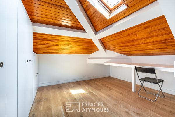 Maison de ville rénovée avec jardin et garage