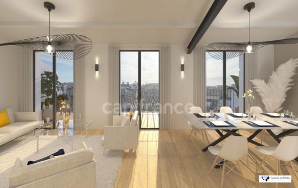 AIX EN PROVENCE PRECHEURS - Duplex dernier étage- Terrasses - Ascenseur Garage et projet 3D