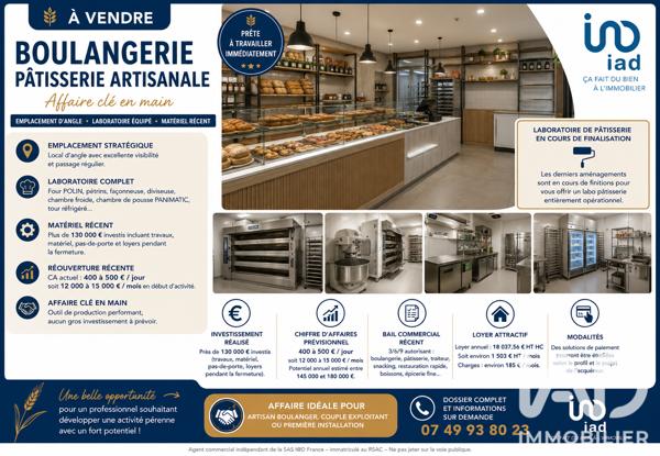 Boulangerie à vendre 140 m² Savigny-sur-Orge
