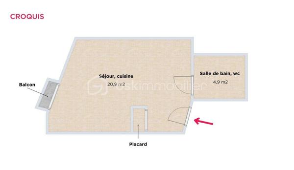 Appartement de 26 m²