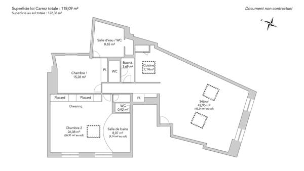 Appartement Paris 4e - ILE DE LA CITE / NOTRE DAME