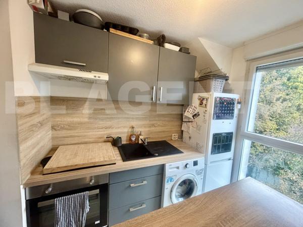 Appartement 2 pièces de 42 m² –  balcon – Parking couvert