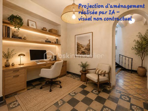 Maison de village pleine de charme à Torreilles – 86 m²
À seulement 10 minutes des plages, découvrez cette authentique maison de village de 86 m² située au cœur de Torreilles.
Elle offre 5 pièces, dont 2 chambres et 2 pièces supplémentaires pouvant être aménagées en bureau, dressing, atelier ou selon vos envies.
Carreaux de ciment, escalier ancien, volumes atypiques… la maison a conservé tout son cachet et offre un beau potentiel de rénovation.
Des travaux sont à prévoir, notamment concernant l’électricité, le chauffage et le rafraîchissement général, pour créer un intérieur à votre image.
Les + : • 86 m² habitables
• 5 pièces
• 2 chambres + 2 pièces polyvalentes
• Charme de l’ancien
• Fort potentiel
• À moins de 10 minutes de Torreilles Plage
• Village vivant et recherché
Une belle opportunité pour les amoureux de l’ancien et des projets de rénovation, entre mer et traditions catalanes.
Certaines photos présentées ont été retravaillées à l’aide de l’intelligence artificielle afin d’illustrer des possibilités d’aménagement. Elles sont non contractuelles.