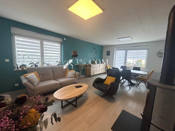 maison rénovée avec 75m²-2ch et 75m² de sous-sol à Lunéville Lunéville (54300)