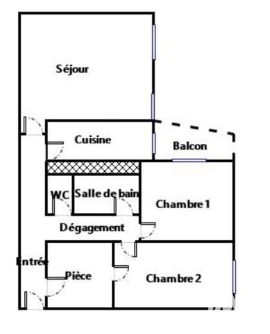 Appartement à vendre 3 pièces 66 m² Corbeil-Essonnes