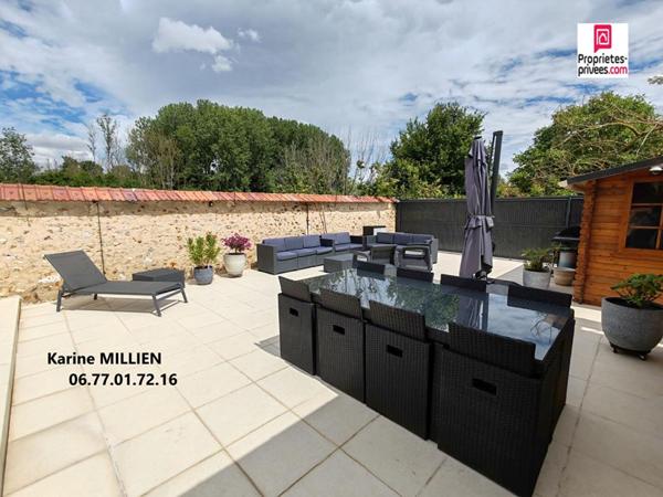 VILLEMEUX SUR EURE 28210 Maison individuelle avec piscine - 1 étage - 4 chambres - Garage - Terrain - 420 000  HAI