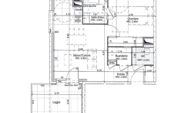 Appartement à vendre    1 pièce • 46,71 m2 Tassin-la-Demi-Lune
