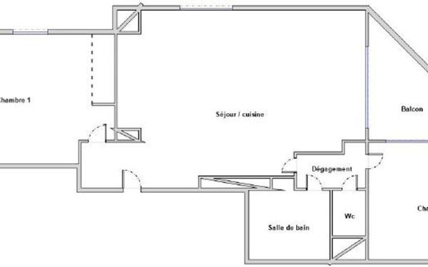 Appartement à vendre    3 pièces • 60,67 m2 Lyon 3