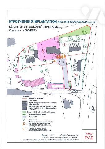 SAVENAY / Proche du Lac de Savenay - Terrain à bâtir viabilisé de 529m² / Libre de constructeur
