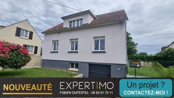 Friville-Escarbotin (80130) maison à vendre Friville-Escarbotin 93 m² proche du centre ville