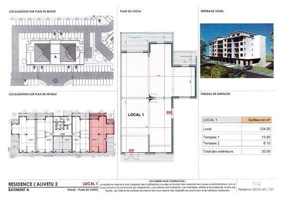 Location local d’activité 320 m² Lucciana