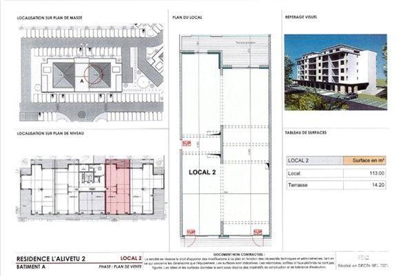 Location local d’activité 320 m² Lucciana