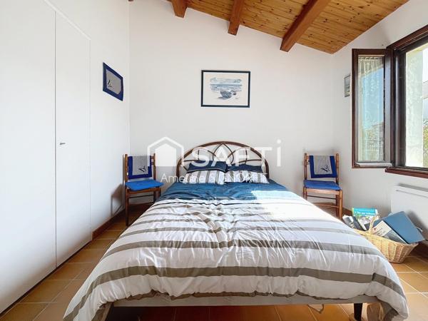 Charmante maison de 55m², une véranda, deux chambres