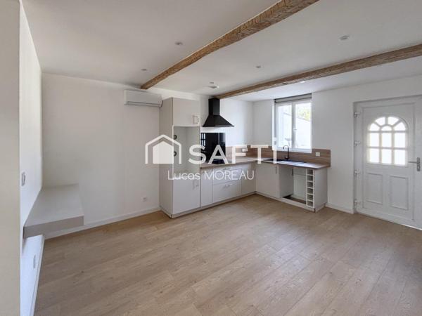 Maison de ville d'environ 80m2 avec jardin