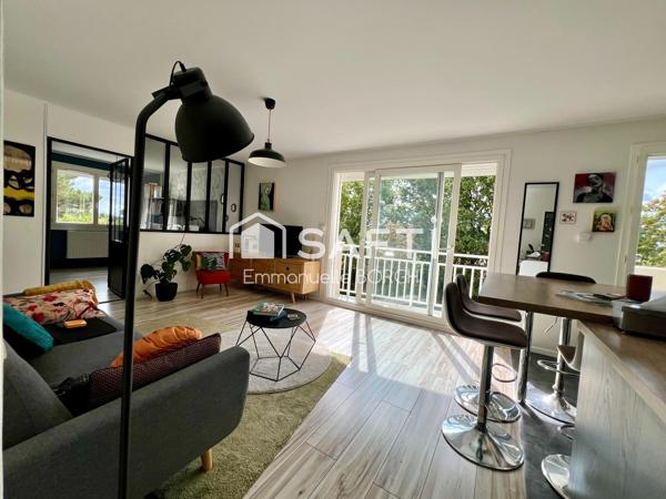 Appartement 4 chambres, balcon, parking