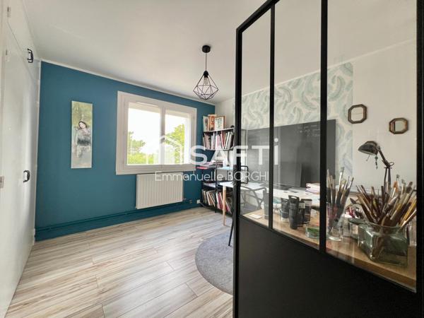 Appartement 4 chambres, balcon, parking