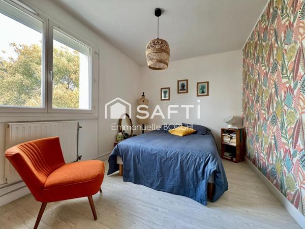 Appartement 4 chambres, balcon, parking