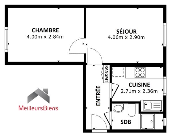 Double exposition / Lumineux / Grande chambre